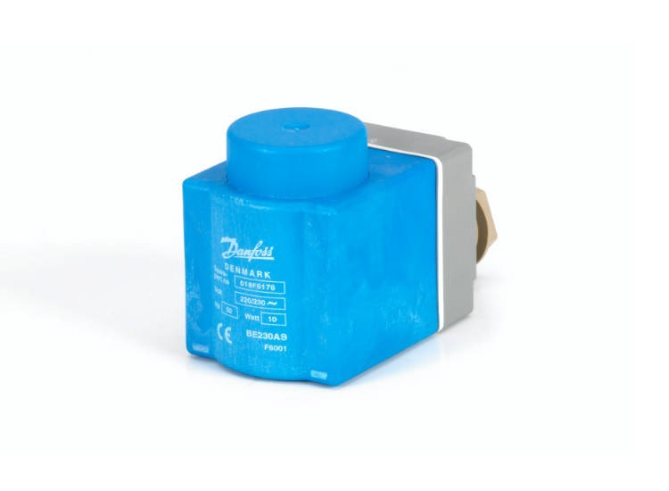 Magnetspole Danfoss BE230AS 10W 50Hz 220/230V Box Koppling