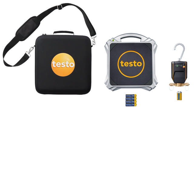 TESTO 560i SET Köldmedelsvåg, magnetventil och väska