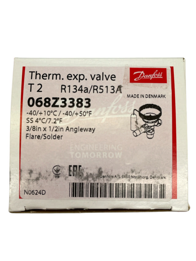 Expansionsventil Danfoss T 2 068Z3383 R134a/R513a