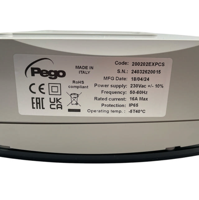 Kontrollpanel för kylrum PEGO ECP 202 EXPERT 50/60Hz (230V)