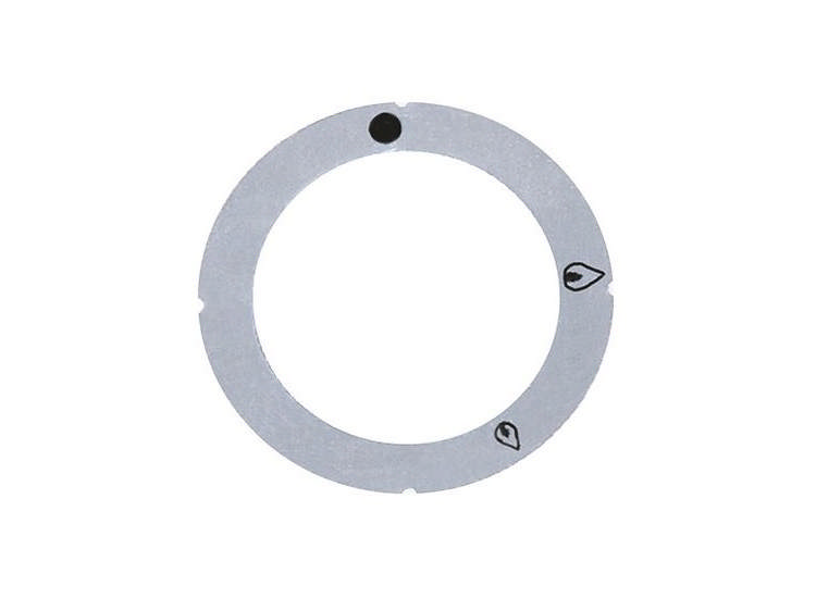 Vredsymbol Gaskranar utan tändlåga silver