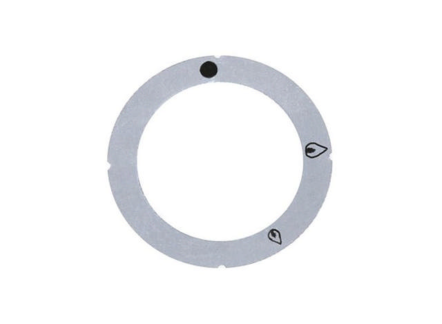 Vredsymbol Gaskranar utan tändlåga silver