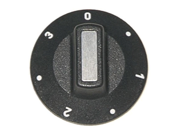 Vred Brytare 7-lägen ø 50mm Tillplattning upptill