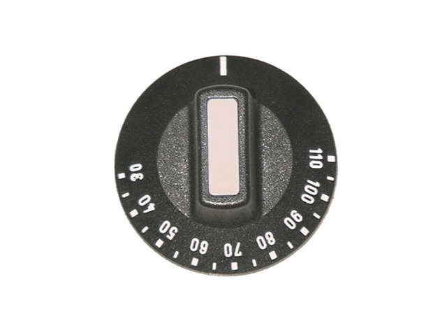 Vred (30...110°C) Ø50mm Ø6x4,6mm Tillplattning: Upptill