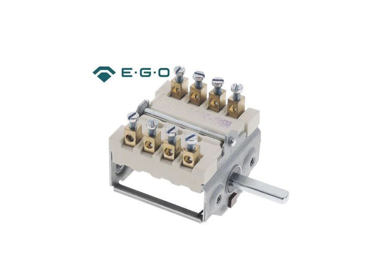 Kamströmbrytare 2 lägen 4NO Kopplingsföljd 0-1 16A