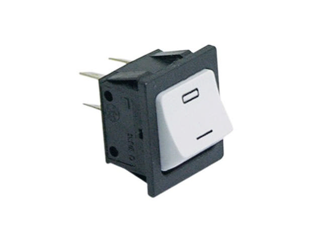 Vippströmbrytare Vit Rektangulär 0-1 230V 16A (tvär)