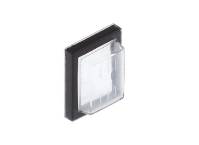 Skyddslock strömbrytare Rocker 30x22mm Genoms. passar till 412112, 412114