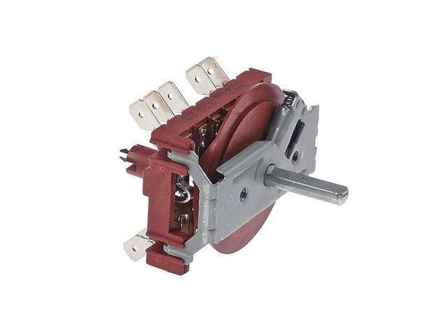 Kamströmbrytare 8 lägen EGO 5NO 0-1-2-3-4-5-6-7 16A  ø 6x4.6mm