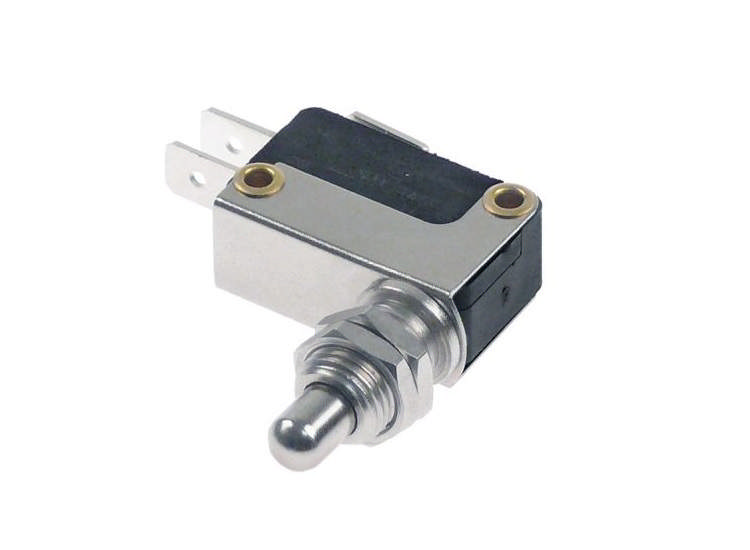 Mikrobrytare med tryckstift stiftaktiverad 250V 16A 1CO