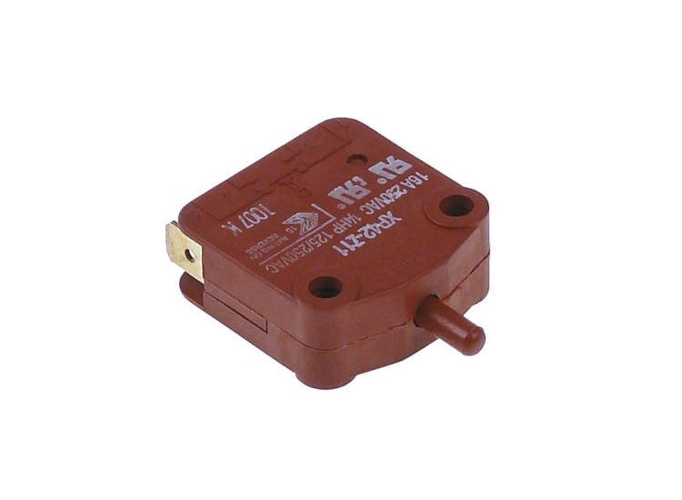 Mikrobrytare med tryckstift stiftaktiverad 250V 16A