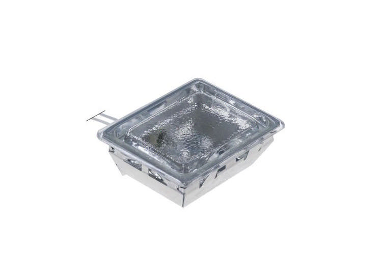 Ugnslampa komplett G4 12V 20W 55x70mm L:80mm Kabel l. 300mm