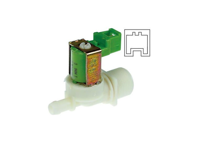 Magnetventil Enkel rak In 3/4