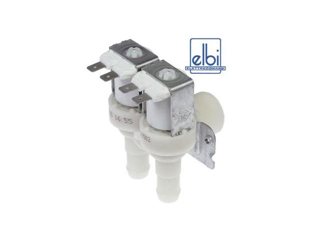 Magnetventil dubbel vinklad 24V