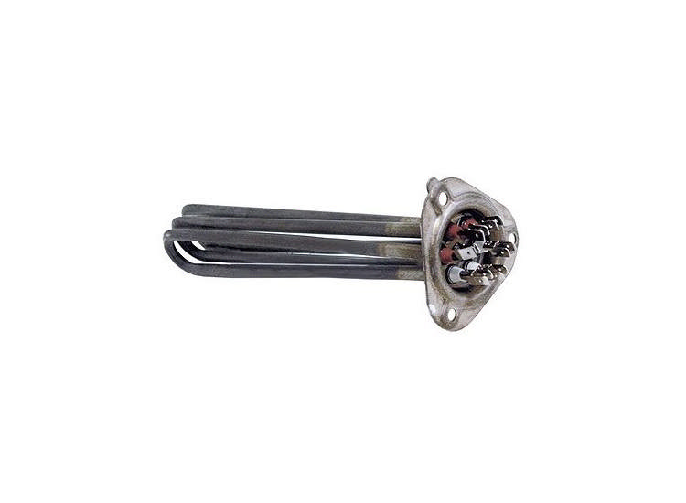 Värmeelement 4500W 230V L 265mm 3-hålsfläns