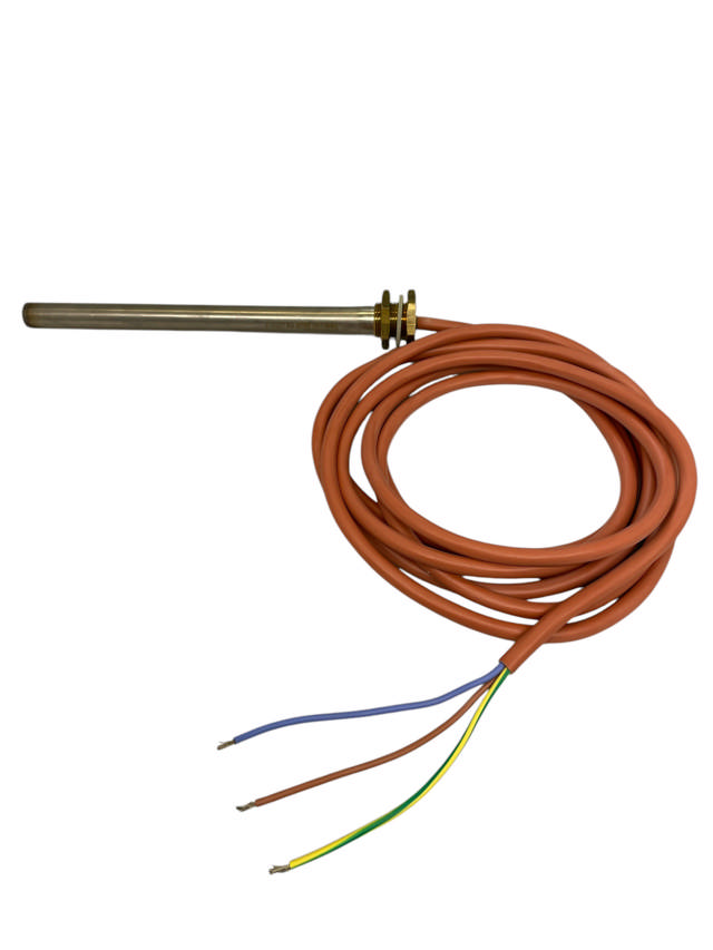 Värmestav 230W 230V Ø12mm L:180mm Gänga 3/8