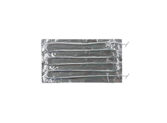 Folievärmeelement L 240mm B 130mm 80W 230V 80°C kabellängd 1500mm