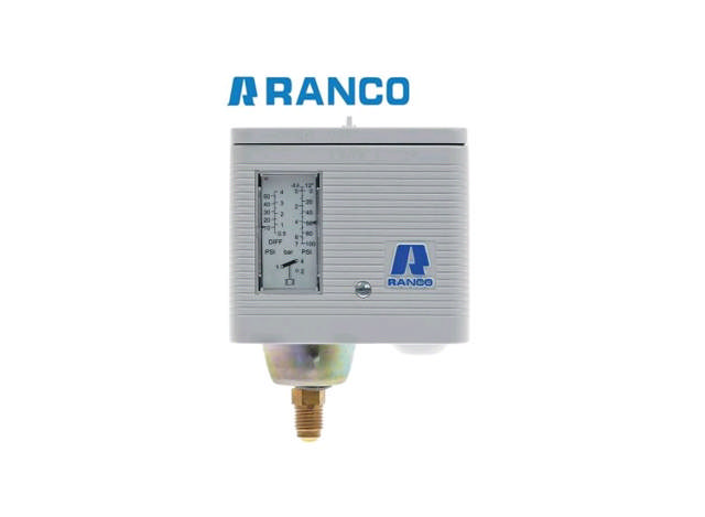 Pressostat Ranco O16-H6703 (0,3-7 bar), automatisk återställning lågtryck