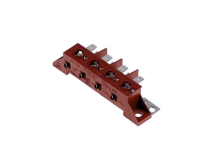 Nätanslutningsklämma 4-polig max. 40A max 450V
