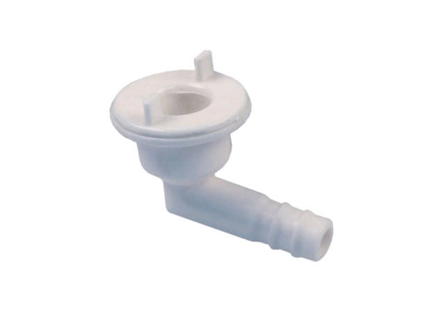 Avloppsventil L45mm Plast H38xB28mm Slang ø10mm