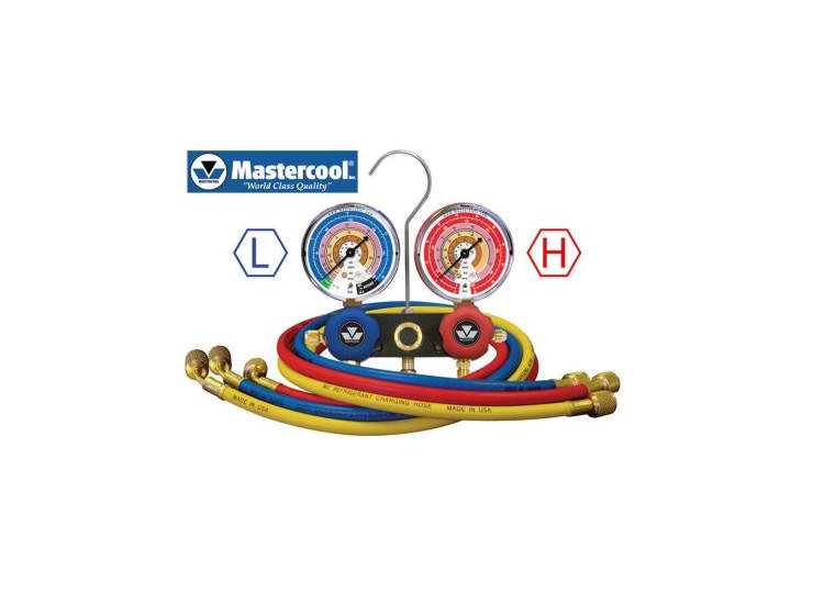 Manometer Masterccol 2-vägs ø 80mm Klass 1.6 analog