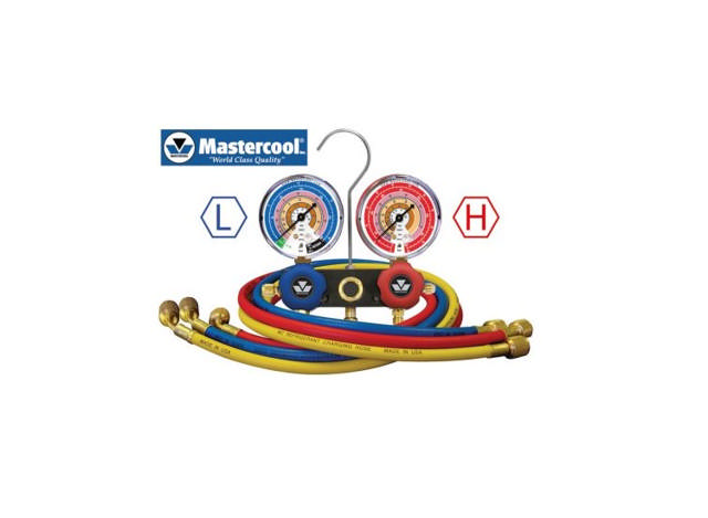 Manometer Masterccol 2-vägs ø 80mm Klass 1.6 analog