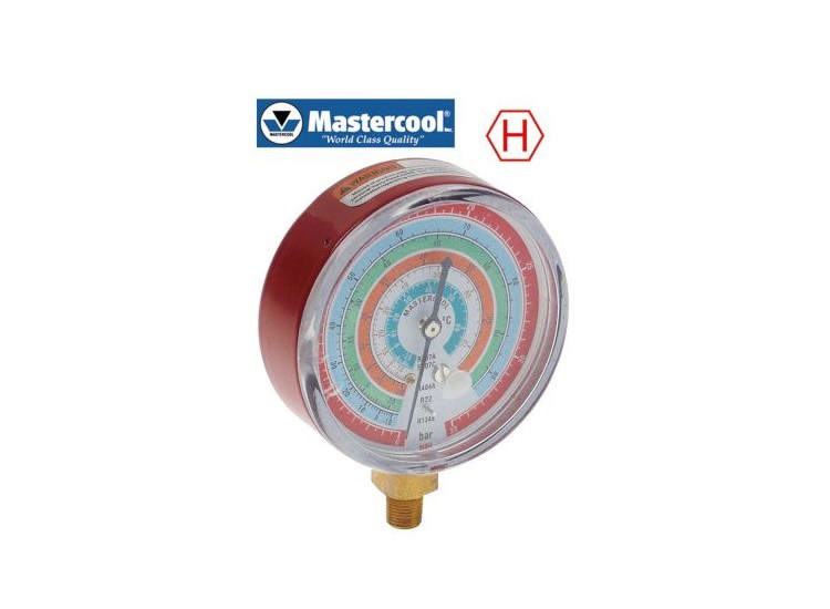 Manometer klocka MBH (R22/R134a/R404a/R407c/R507a)  1/4'' SAE