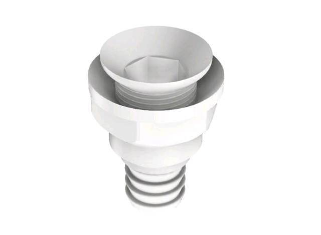 Avloppspip enkel rak vit