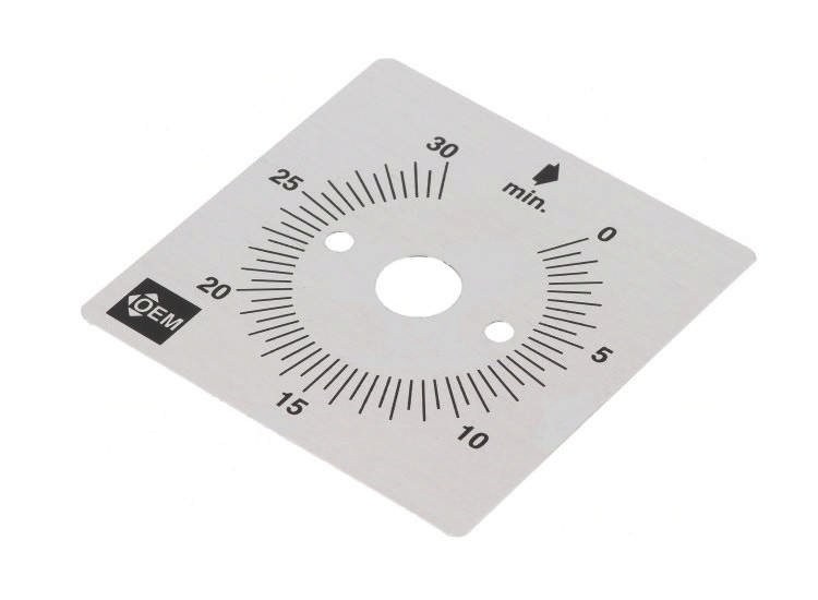 Skala 30 min för tidur. Aluminium