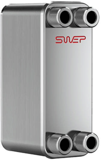 Plattvärmeväxlare SWEP, B5THx20/1P-SC-M, 4x3/4'' & 16 (20)