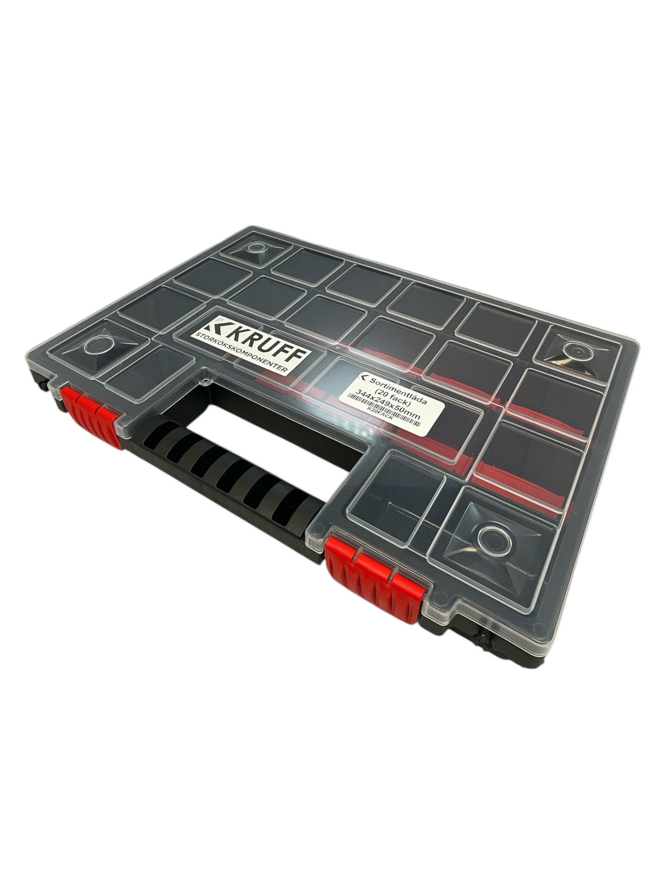Sortimentlåda (20 fack) 344x249x50mm